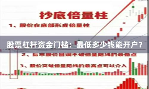 股票杠杆资金门槛：最低多少钱能开户？